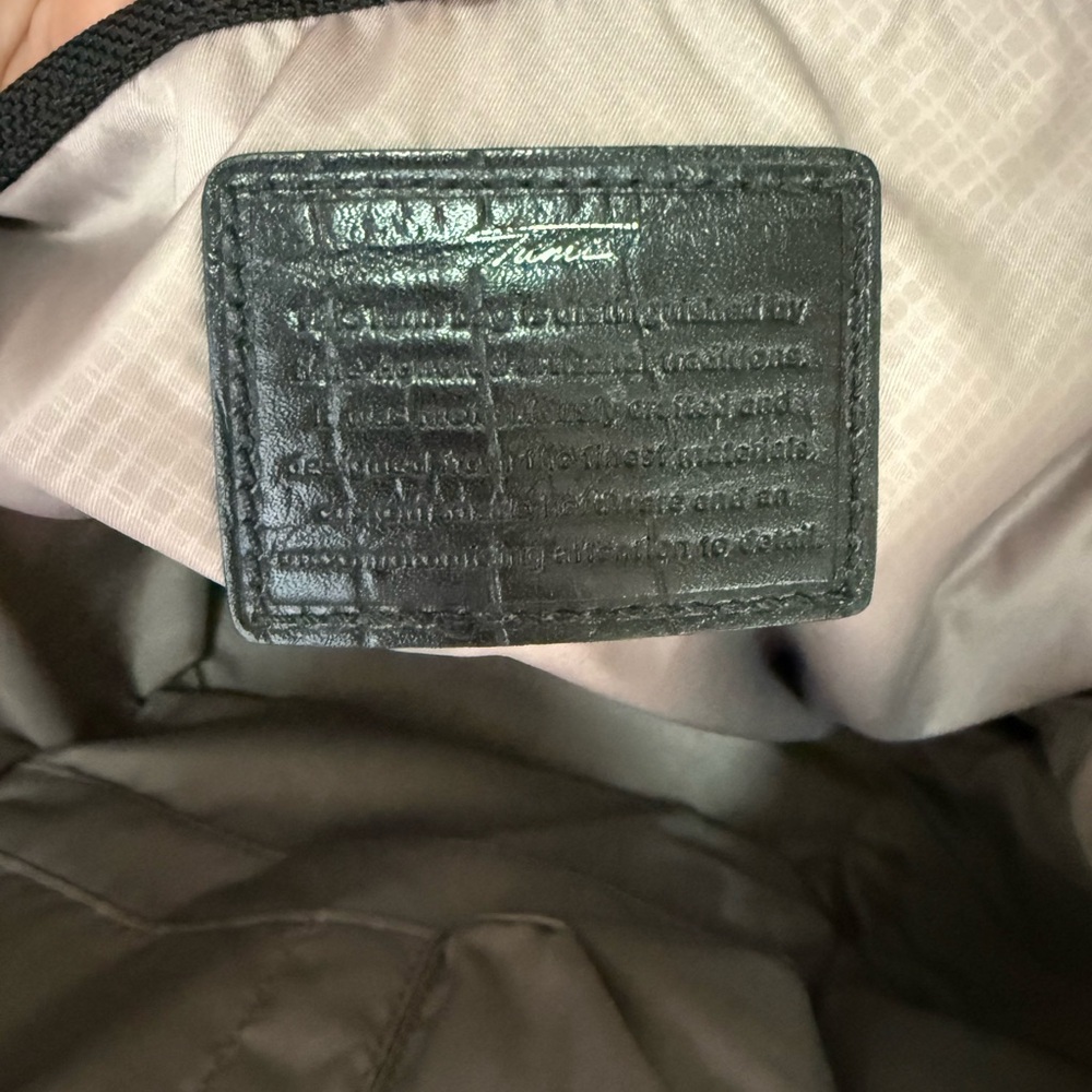 Tumi Black Nylon and Leather Backpack - Picture 7 of 10